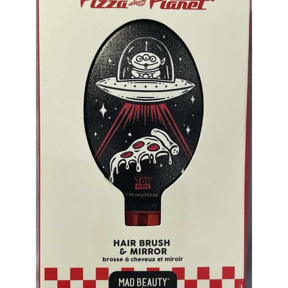 NEW Disney Pixar Toy Story - Pizza Planet - Hair Brush & Mirror - by Mad Beauty
